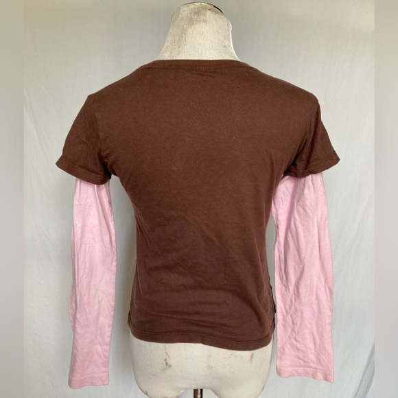 Corona extra y2k beach graphic baby tee silhouette with attached sleeve’s top - Picture 2 of 4